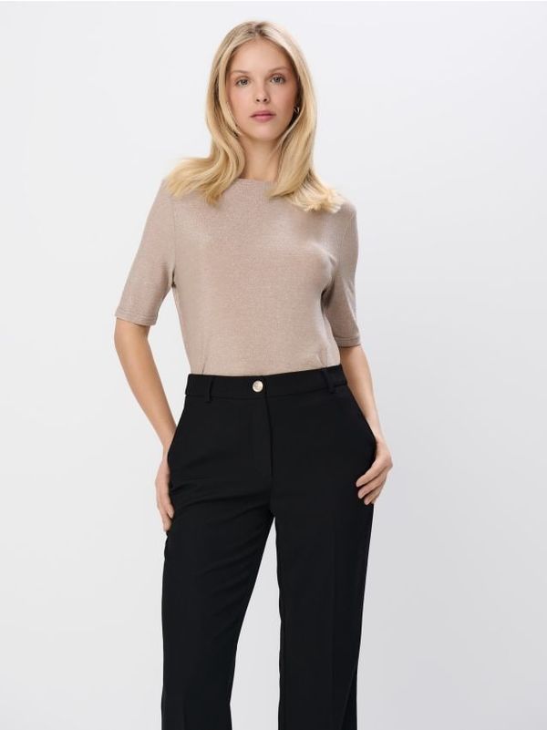 Mohito Mohito - Bluza z nitjo kovinske barve - bež