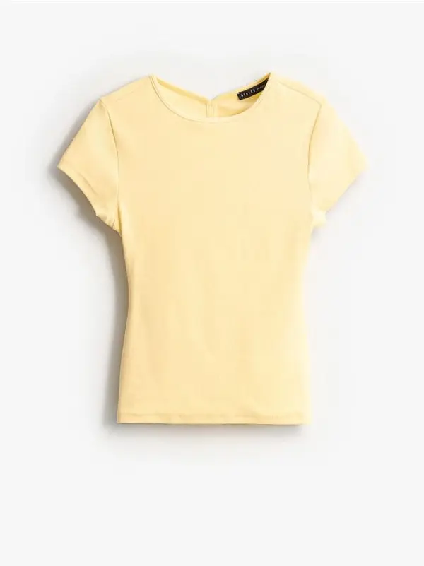 Mohito Mohito - Bluza z odprtim hrbtom - rumena