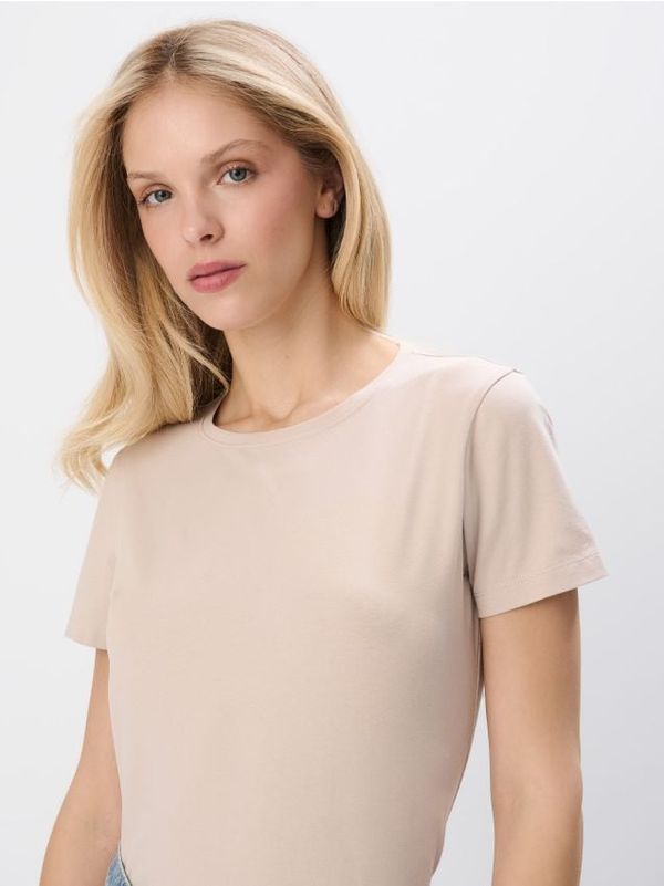 Mohito Mohito - Bombažna majica - bež