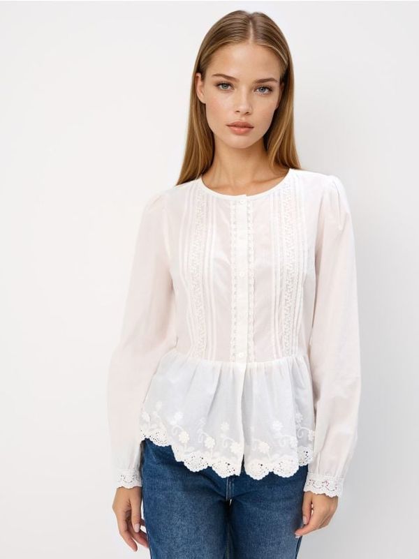 Mohito Mohito - Bombažni top - bela