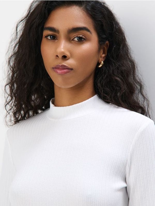 Mohito Mohito - Črtasta bluza - bela