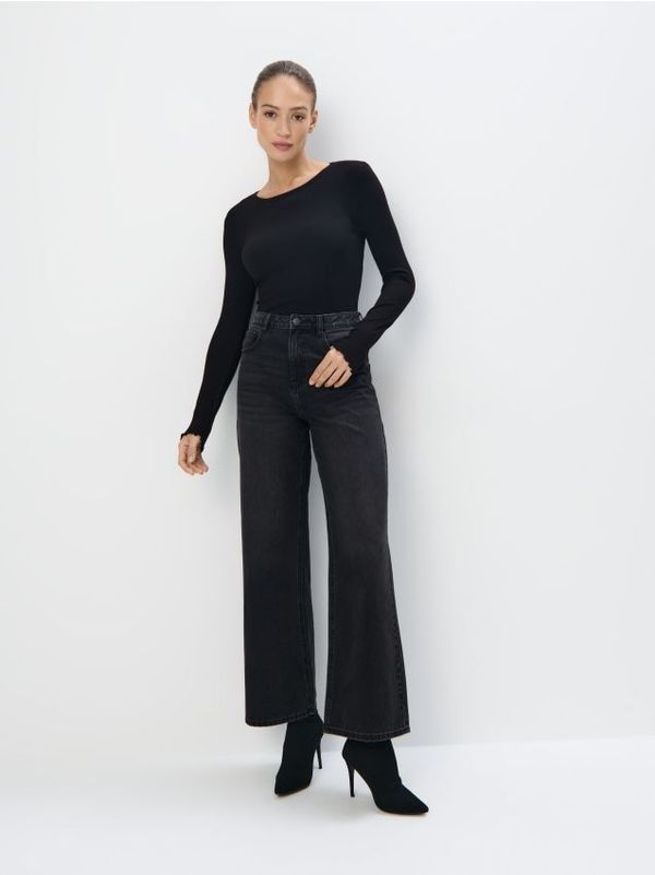 Mohito Mohito - Črtasta bluza - črna