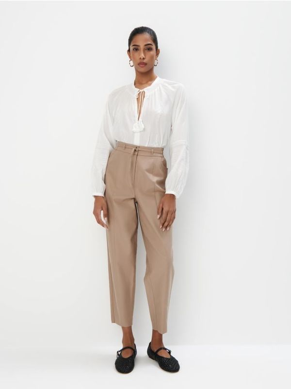 Mohito Mohito - Hlače z visokim deležem viskoze - bež