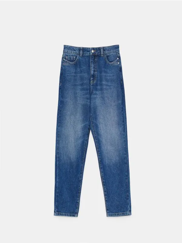 Mohito Mohito - Kavbojke mom fit - modra