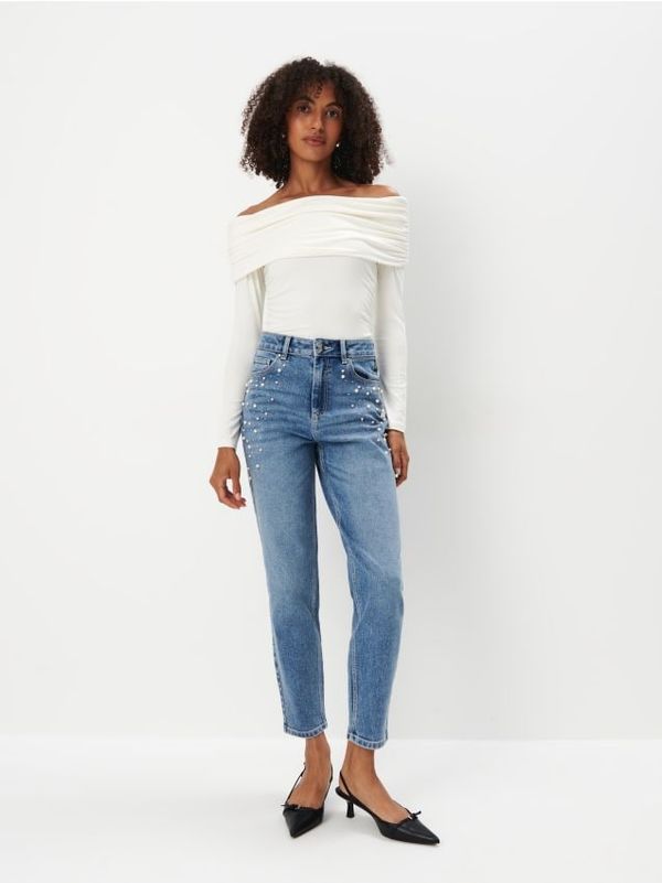 Mohito Mohito - Kavbojke mom - modra