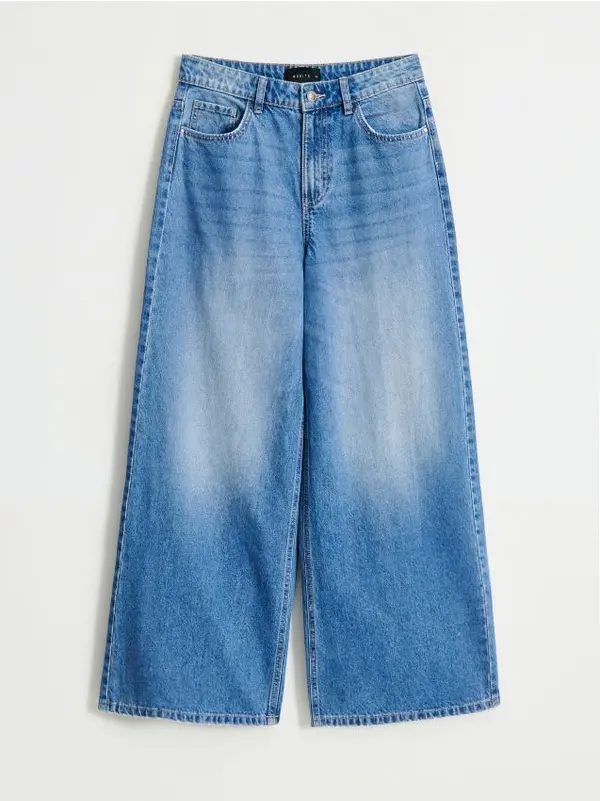 Mohito Mohito - Kavbojke wide leg - modra