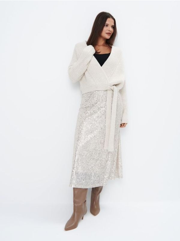 Mohito Mohito - Krilo z bleščicami - krem