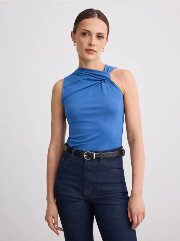 Mohito Mohito - LADIES` BLOUSE - mornarsko modra