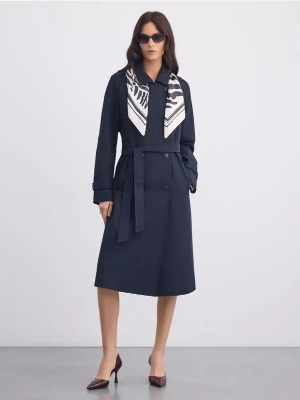 Mohito Mohito - LADIES` COAT - mornarsko modra