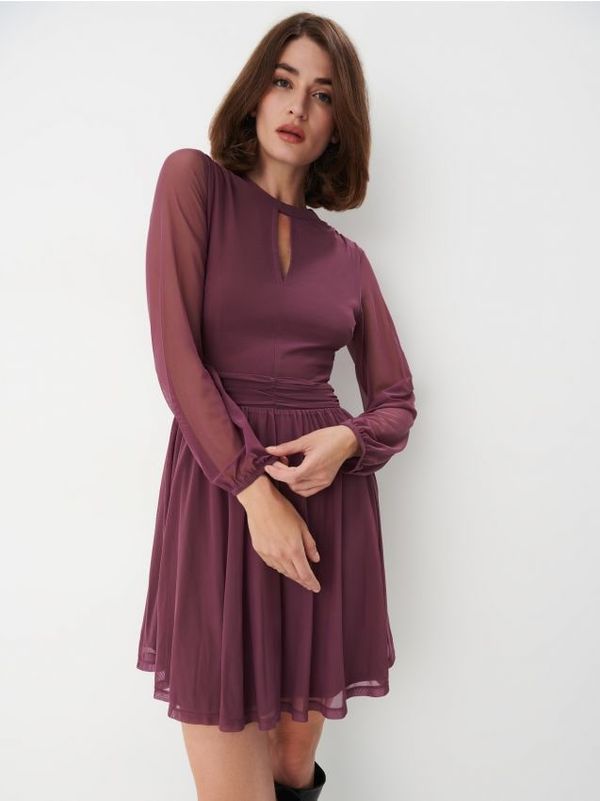 Mohito Mohito - Obleka mini z izrezom - vijolična