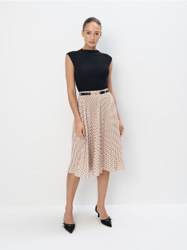 Mohito Mohito - Plisirano krilo - bež