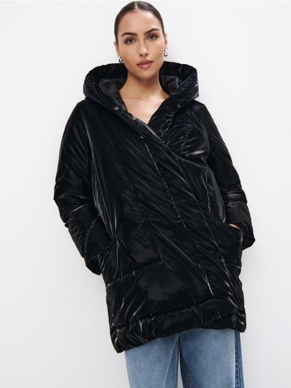 Mohito Mohito - Prešit plašč - črna