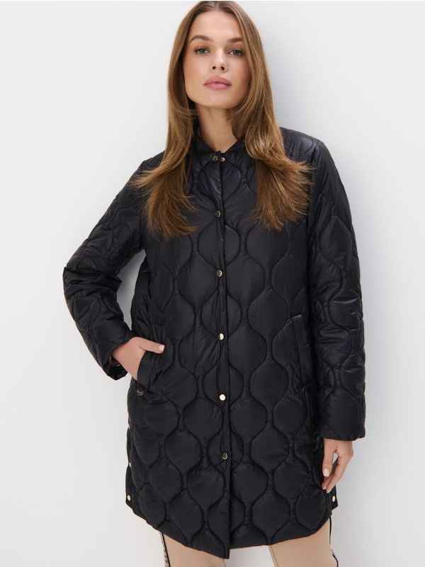 Mohito Mohito - Prešit plašč - črna