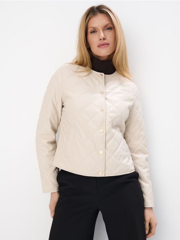 Mohito Mohito - Prešita jakna - krem