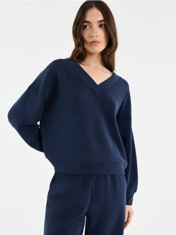 Mohito Mohito - Pulover Basic - mornarsko modra