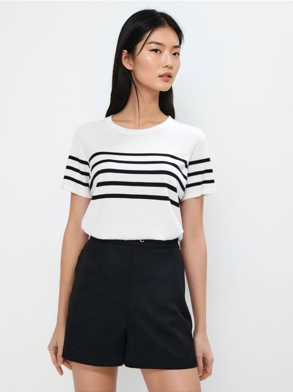 Mohito Mohito - Pulover iz mešanice viskoze - krem