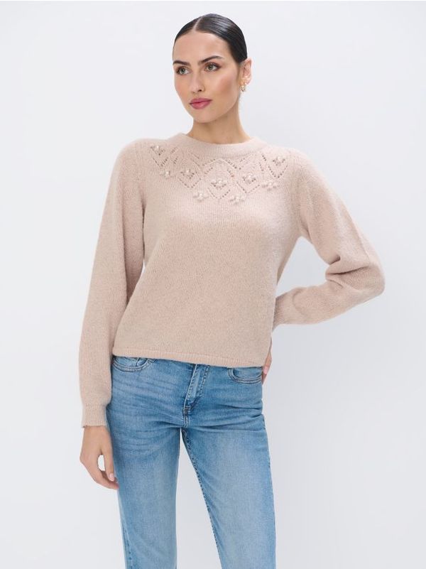 Mohito Mohito - Pulover z okrasnim detajlom - bež