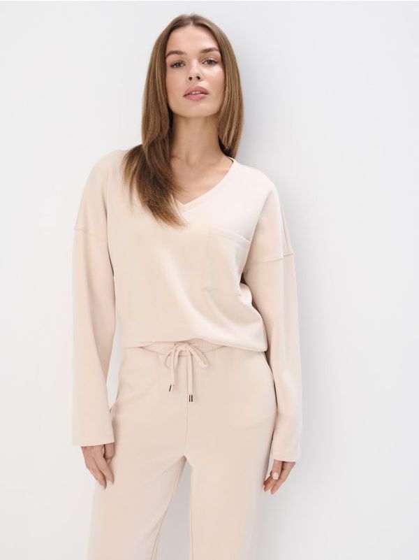 Mohito Mohito - Pulover z V-izrezom - bež