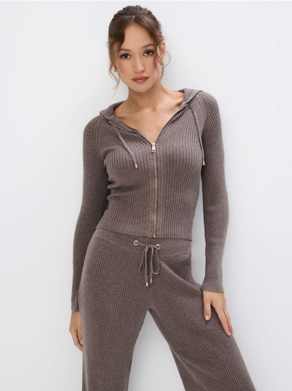 Mohito Mohito - Pulover z zadrgo - bež