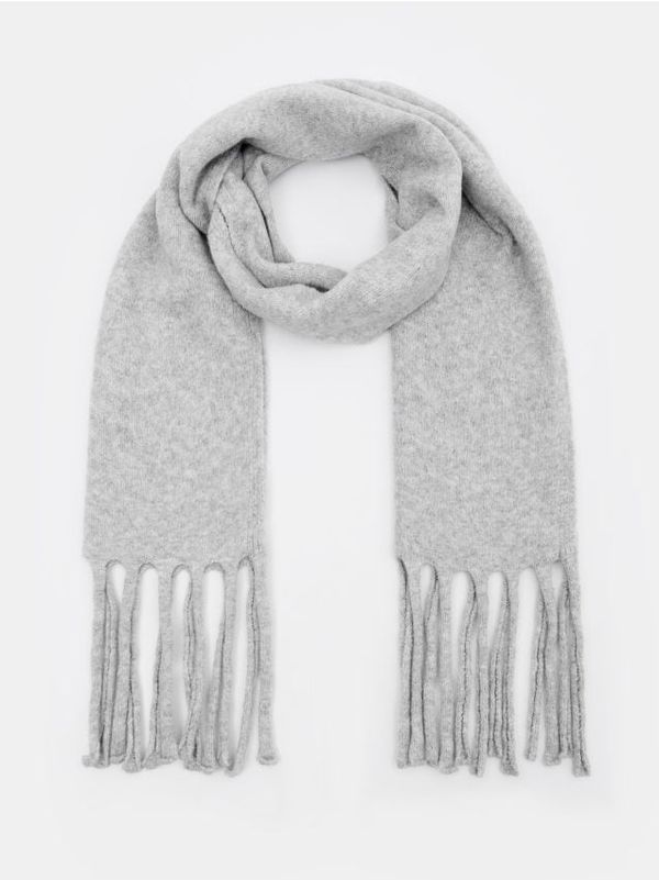 Mohito Mohito - Šal z resicami - siva