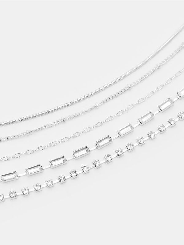 Mohito Mohito - Set ogrlic - srebrna