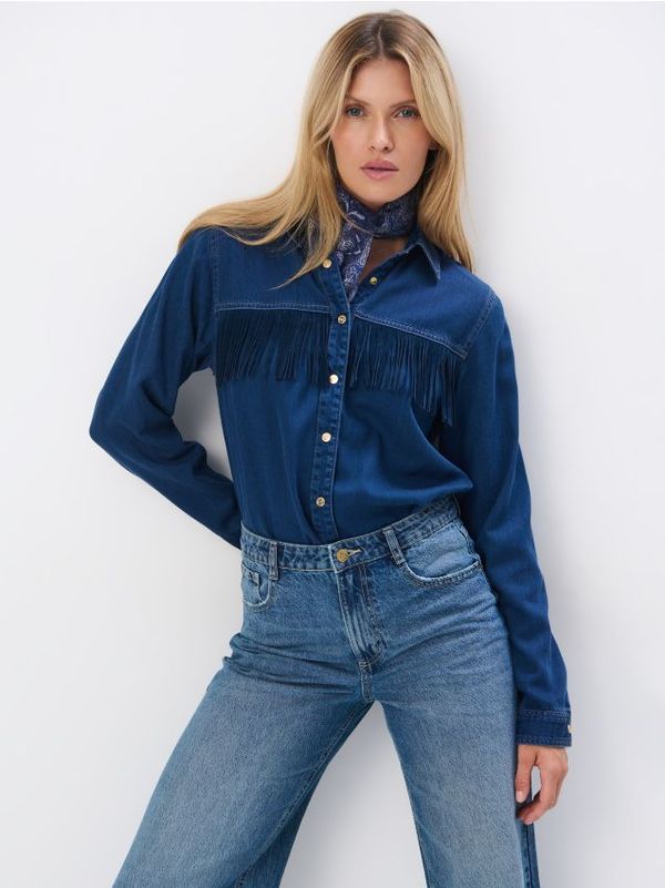 Mohito Mohito - Srajca iz džinsa - modra