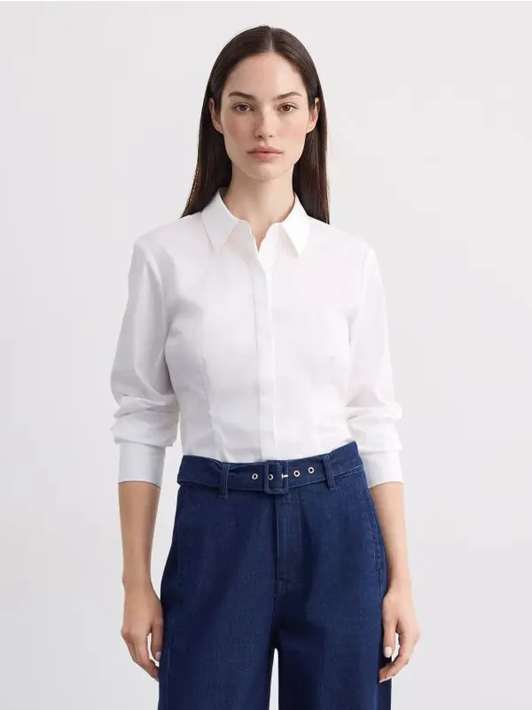Mohito Mohito - Srajca slim fit - bela