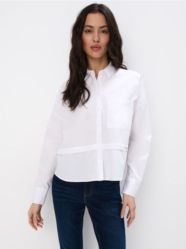 Mohito Mohito - Srajca z visokim deležem bombaža - bela