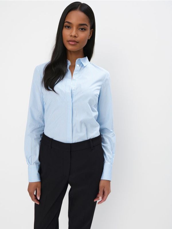 Mohito Mohito - Srajca z visokim deležem bombaža - modra