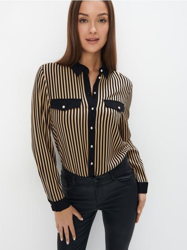 Mohito Mohito - Srajca z visokim deležem viskoze - bež