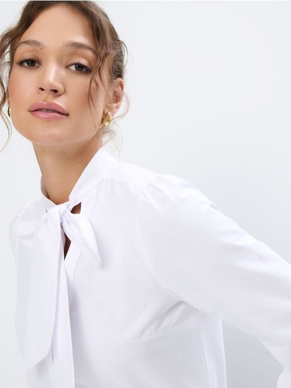 Mohito Mohito - Srajca z zavezovanjem - bela