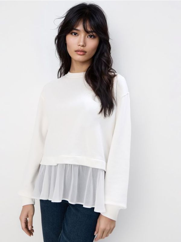 Mohito Mohito - Trenirka z volani - bela