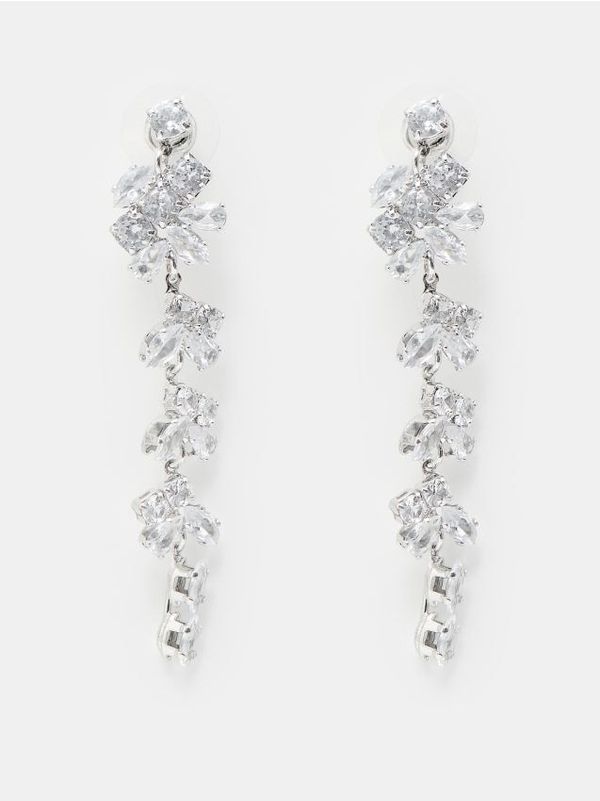 Mohito Mohito - Viseči uhani - srebrna