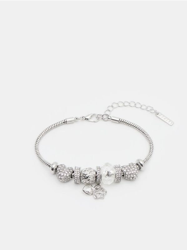 Mohito Mohito - Zapestnica z obeski - srebrna