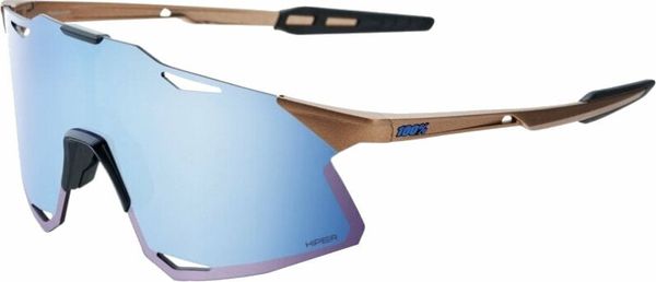 100% 100% Hypercraft Matte Copper Chromium/HiPER Blue Multilayer Mirror Kolesarska očala