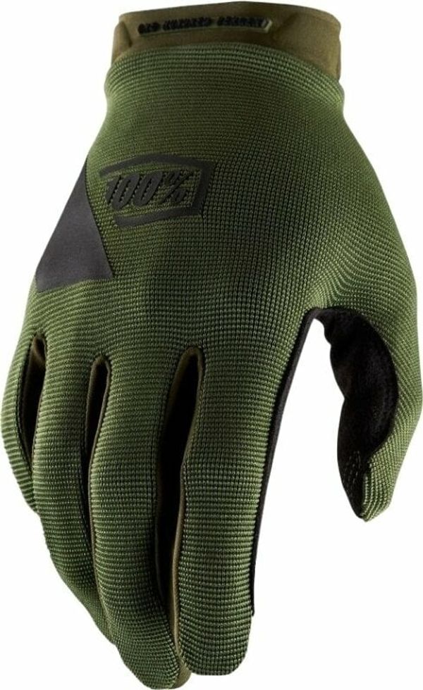 100% 100% Ridecamp Gloves Army Green/Black M Kolesarske rokavice