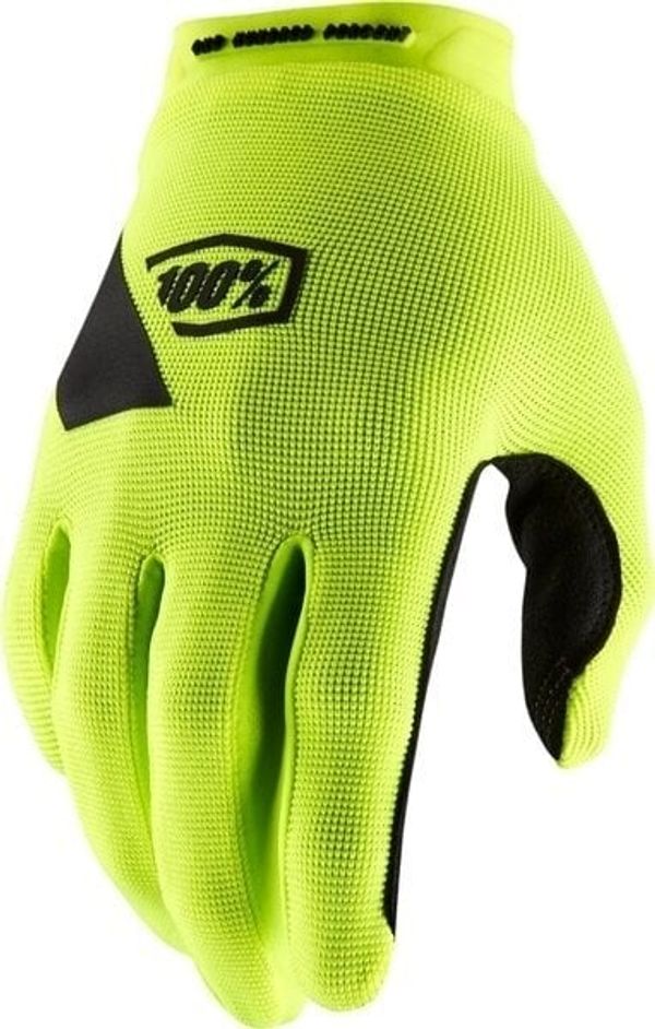 100% 100% Ridecamp Gloves Fluo Yellow S Kolesarske rokavice