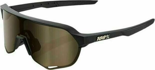 100% 100% S2 Matte Black/Soft Gold Mirror Kolesarska očala