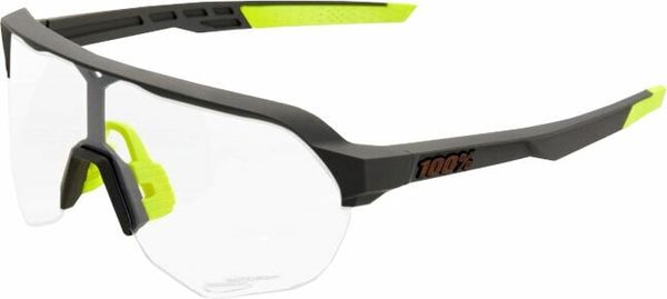 100% 100% S2 Soft Tact Cool Grey/Photochromic Kolesarska očala