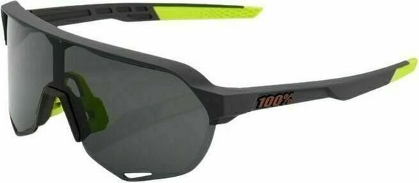 100% 100% S2 Soft Tact Cool Grey/Smoke Lens OS Kolesarska očala