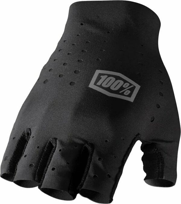 100% 100% Sling Bike Short Finger Gloves Black L Kolesarske rokavice