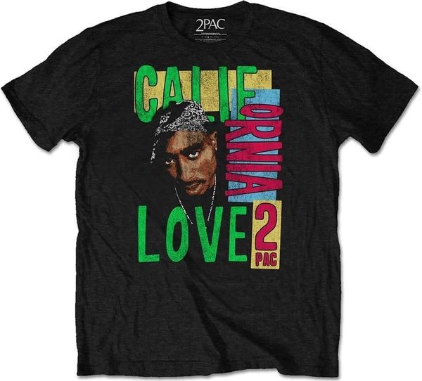 2Pac 2Pac Majica California Love Unisex Black L