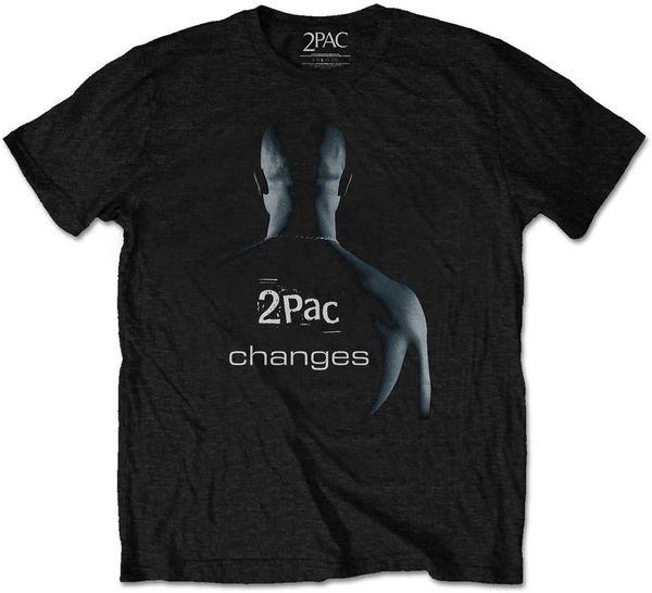 2Pac 2Pac Majica Changes Unisex Black 2XL