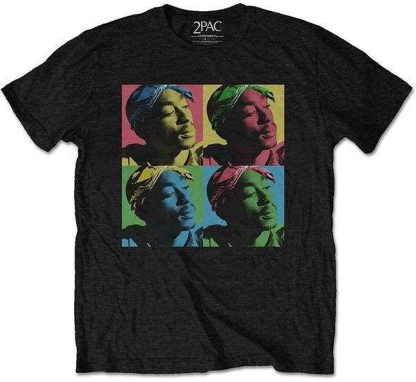 2Pac 2Pac Majica Pop Art Unisex Black M