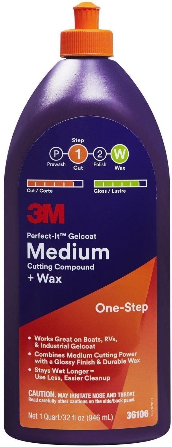 3M 3M Perfect-It Gelcoat Medium Cutting + Wax 946ml