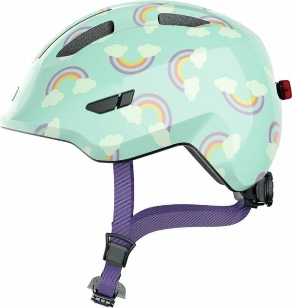 Abus Abus Smiley 3.0 LED Blue Rainbow S Otroška kolesarska čelada