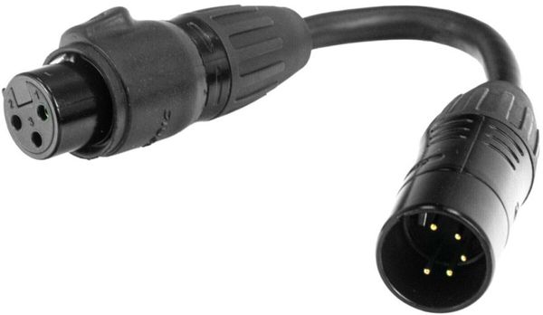 Accu Cable Accu Cable 5-pin M to 3-pin FM IP65 Kabel za DMX luči