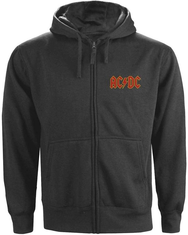 AC/DC AC/DC Kapuco Logo Charcoal 2XL