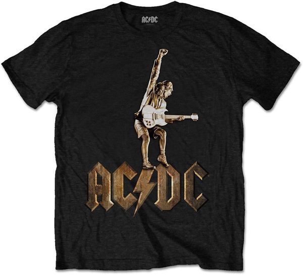 AC/DC AC/DC Majica Angus Statue Mens Black XL