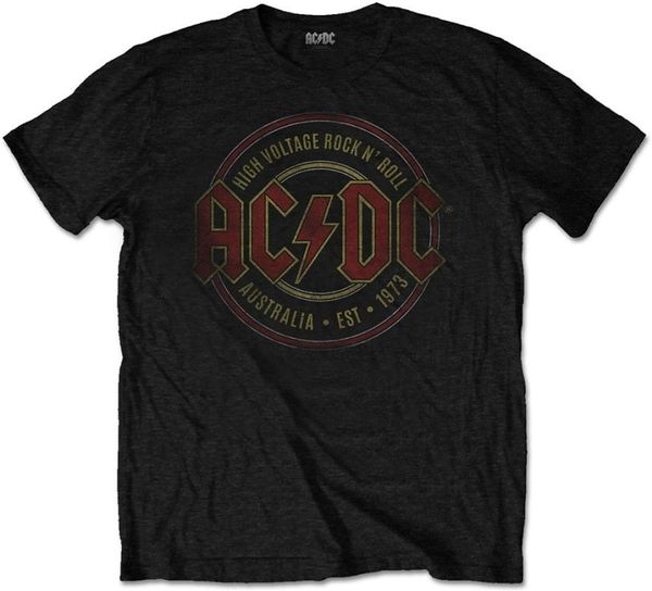 AC/DC AC/DC Majica Est. 1973 Unisex Black L